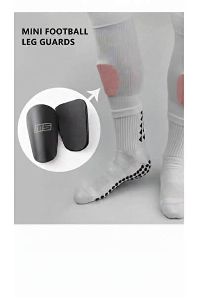 madzy shop 1 Çift Profesyonel Futbol Antrenmanı Dizlik, Mini İnce Küçük Koruyucu Ekipman Konç Hediyeli