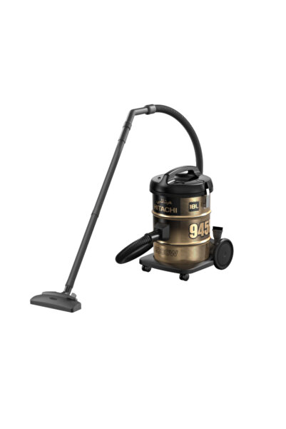 Hitachi مكنسة كهربائية أسطوانية سعة 18 لترًا بقوة 2000 واط، لون أسود، موديل C...