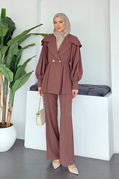 Hazamoda Idil Takım Camel