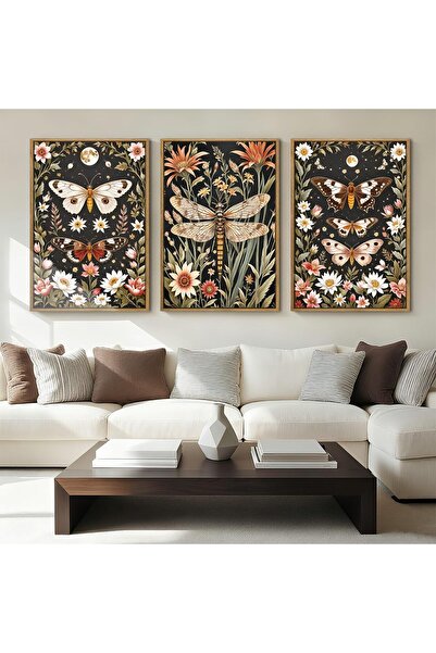 ALAYRA International لوحة فنية جدارية أنيقة تجريدية مؤطرة، مقاس 30 × 40 سم