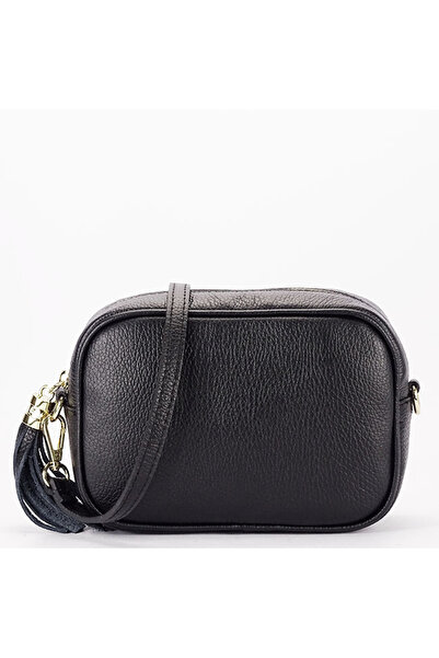 SOFILINE Geantă mică neagră din piele naturală 1533 123