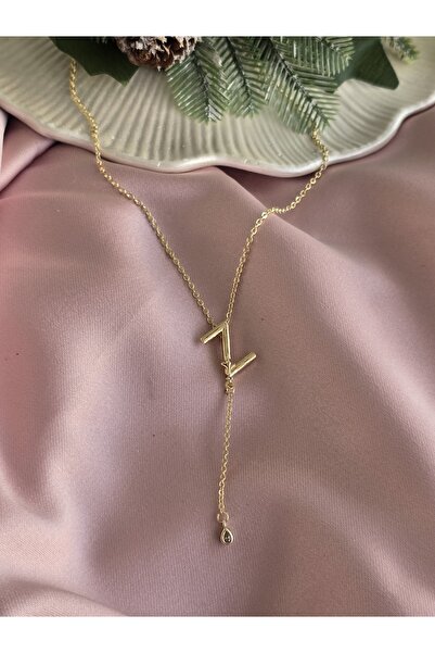 Glamluxe Alya harf kolye (Z) harfi