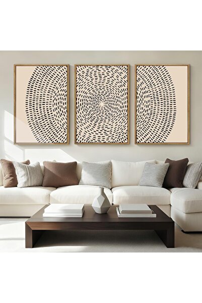 ALAYRA International لوحة فنية جدارية أنيقة تجريدية مؤطرة، مقاس 40 × 60 سم