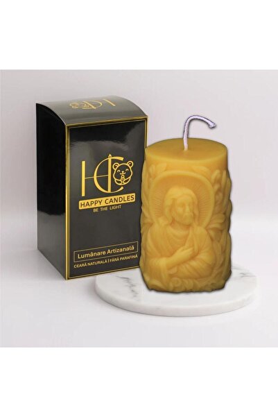 Happy Candles Beeswax candle, Jesus