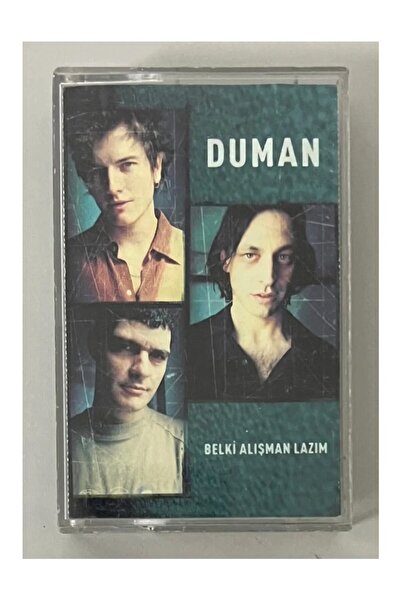 NR1 Müzik Duman Belki Alışman Lazım Kaset (Orjinal Dönem Baskı)