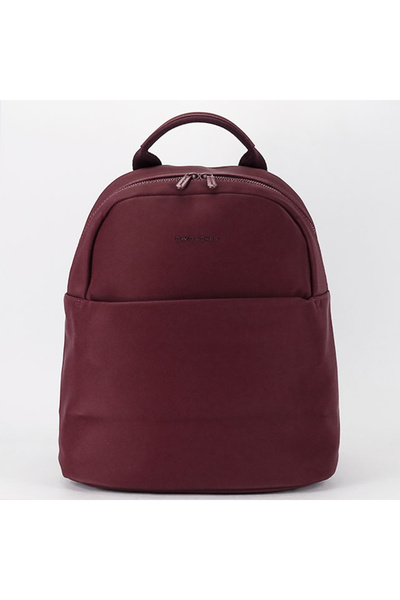 David Jones waterproof burgundy backpack CM7656 18
