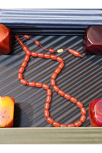 Anemore Collection سبحة من العنبر الناري بلون العنبر