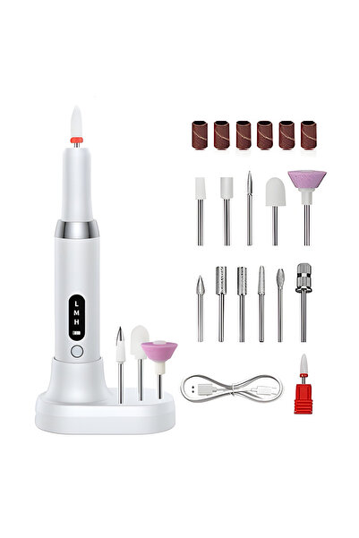 Teno Mini Silver/White Nail Drill