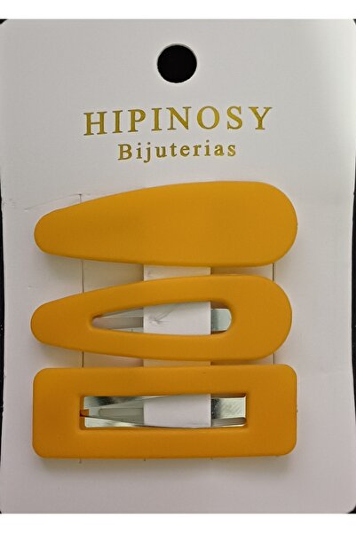 Srctech 3'lü klipsli şık ve zarif yan klips toka seti