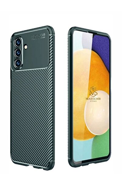 Massemr حافظة سامسونج جالاكسي A36 ذات غطاء كربوني بتركيز تلقائي وامتصاص للصدم...