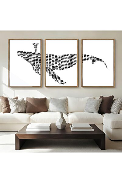 ALAYRA International لوحة فنية جدارية أنيقة تجريدية مؤطرة، مقاس 40 × 60 سم