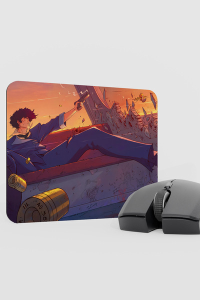 mousepad bastir لوحة ماوس كاوبوي بيوبوب أنيمي V5 - 22×18 بوصة للألعاب مع قاعد...