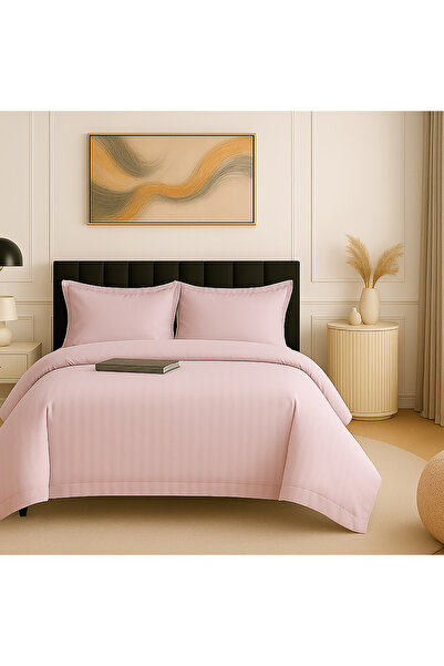 Ralex Damask polycotton bed linen XXL (Pink-Powder)