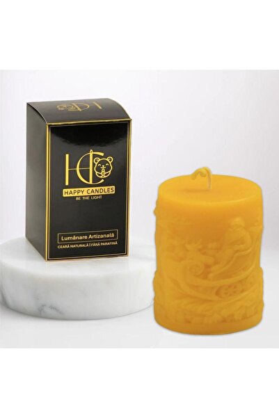 Happy Candles Beeswax candle, Santa's Sleigh