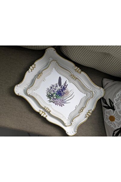 Hediye Köşkü 2'Li Çay & Kahve Sunum Tepsisi