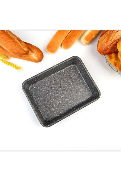 CEPHOME صينية فرن من المينا بمظهر الجرانيت مقاس 32 × 27 سم - صينية صغيرة الحج...