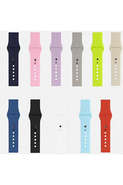 TRENDPİX حزام الساعة الذكية من السيليكون - متوافق مع مقاسات 38 / 40 / 41 ملم ...