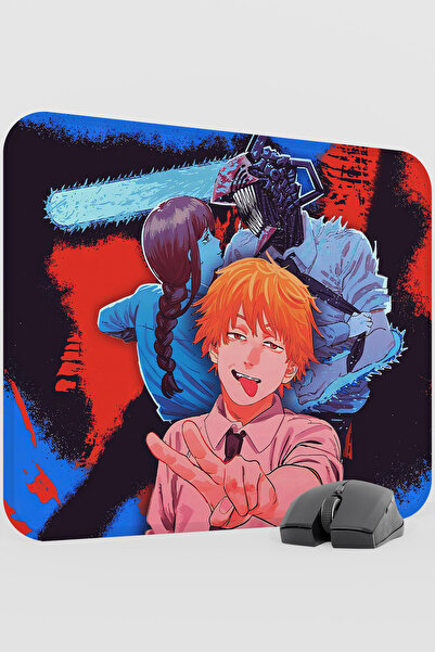 mousepad bastir وسادة ماوس مطاطية غير قابلة للانزلاق من Chainsaw Man Anime V4...