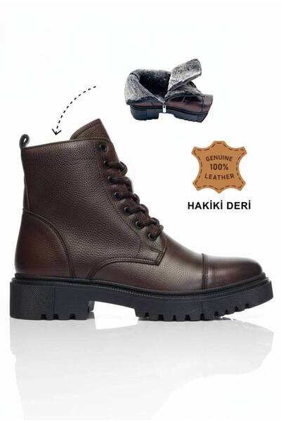 Famele's Cizme de zi cu zi pentru femei Makras, 100% piele naturală, căptușea...