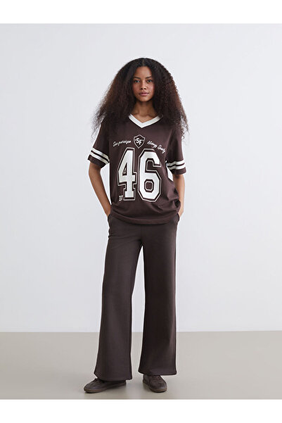 LC Waikiki Rmz Gi̇yi̇m Farkiyla Women's Sweatpants with Waist Drawstring