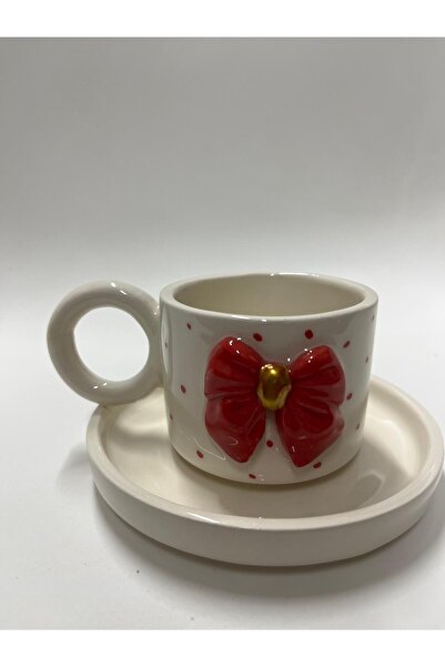 DeSu Ceramic Yılbaşı Fiyonk Fincan