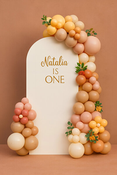 Balonsan Balloon Set 120 Pieces (Pink Blush-Hazelnut-Peach-White)