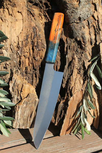 Beatrice Soleil AEBL İsveç Çeliği El Yapımı Şef Bıçağı Sürmene Aşçı Bıçağı