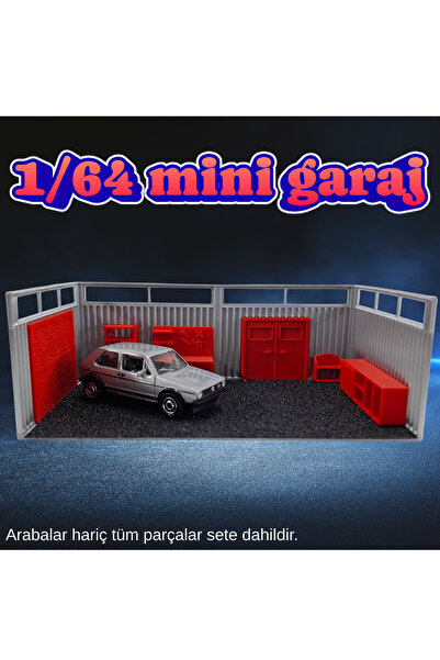 Home 1/64 ÖLÇEK DİORAMA DİECAST MİNİ GARAJ