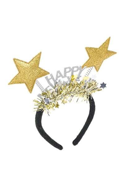 OEM Headband with Golden Stars "Happy New Year"