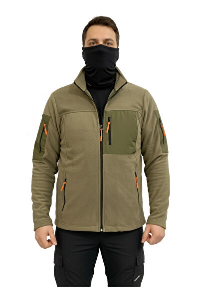 Mysia Outdoor HAKİ SOFT SHELL TAKTİK POLAR MONT AVCI 7 CEP