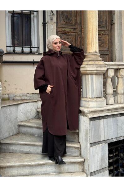 MİREL BUTİK Poncho cu glugă pentru femei ELITE