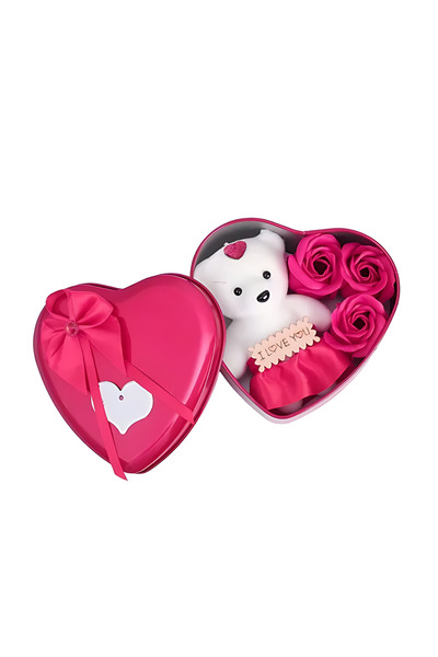 Teno Pink Heart Bow Box