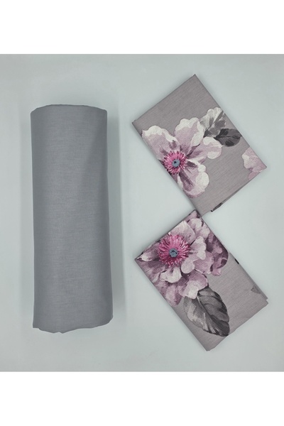 pınarhome collectıon ملاءة سرير مطاطية من القطن العضوي 100% + غطاء وسادة ***عمق الزاوية 28-30 سم*** ***موسم جديد***