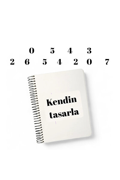 animeandyourworld Kendin tasarla defter a5 boyutu 15*21 cm 60 syf telli orta ...