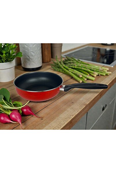 Emailul Medias Non-stick enameled wok pan, 24 cm – enameled pan for healthy c...