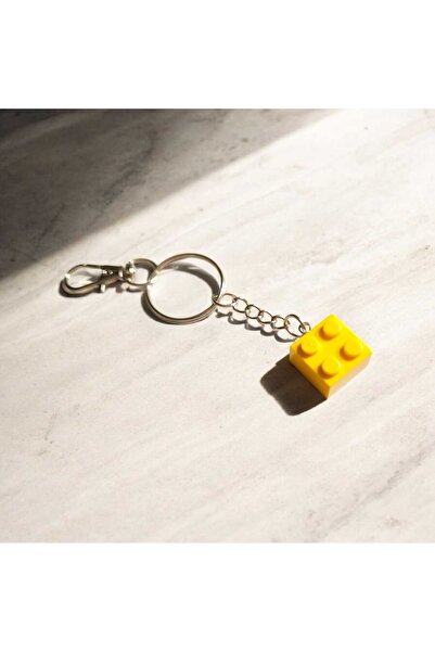 Pawnest Handmade Block Toy Keychain – Attachable to Bag, 10 Color Options, wi...