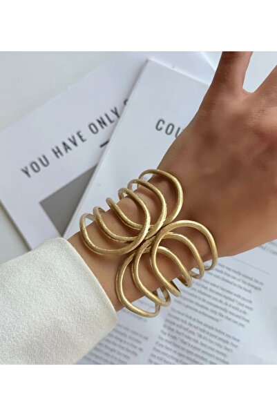 SU PERİSİ TAKI BİJUTERİ حلقة ذهبية قابلة للتعديل مع مشبك سميك
