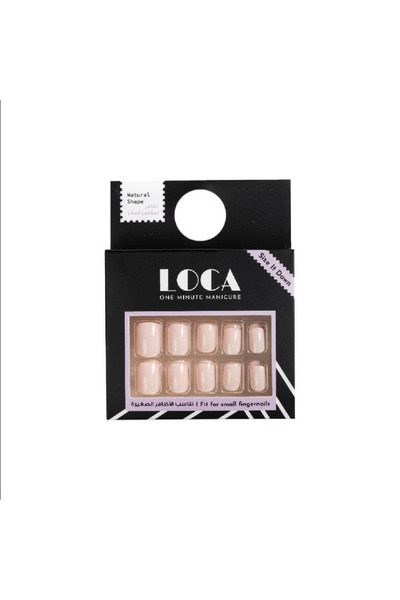 loça Lucca Marshmallow N8 Self-Adhesive Fake Nails