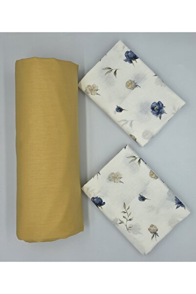 pınarhome collectıon ملاءة سرير مطاطية من القطن العضوي 100% + غطاء وسادة ***عمق الزاوية 28-30 سم*** ***موسم جديد***