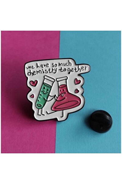 unkown Chemistry Brooch for Doctors and Laboratory Technicians