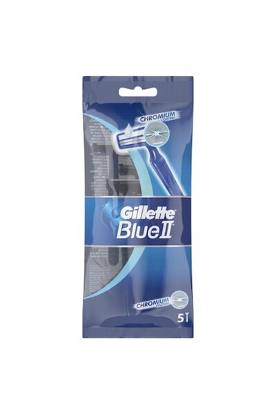 Gillette Lamă de ras clasică Blue II, 5 bucăți