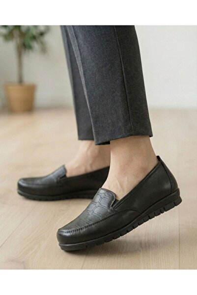 pololiza Anne Ayakkabısı/Hakiki Deri Astarlı/Comfort Jel Tabanlı, Kışlık Kaym...