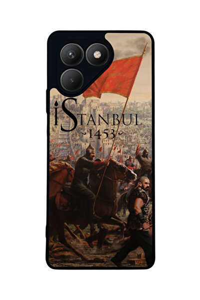 TECNO حافظة سوداء متوافقة مع Pova 7 Matte - سيليكون ناعم، واقي، غطاء ممتص للصدمات