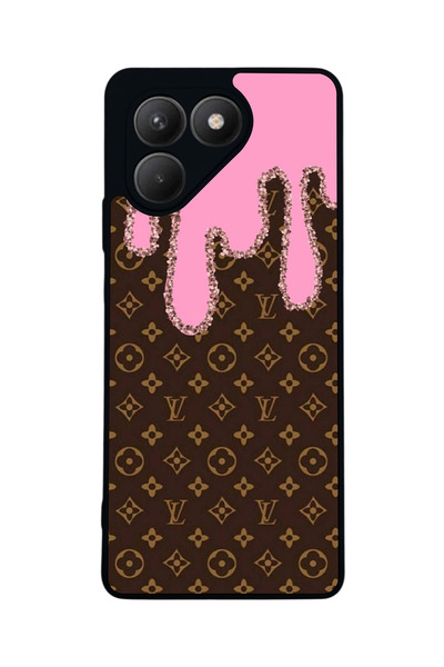 TECNO حافظة سوداء متوافقة مع Pova 7 Matte - سيليكون ناعم، واقي، غطاء ممتص للصدمات