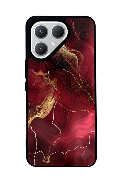 TECNO حافظة سوداء متوافقة مع هاتف Pova 7 Pro – سيليكون ناعم، واقي، غطاء ممتص للصدمات