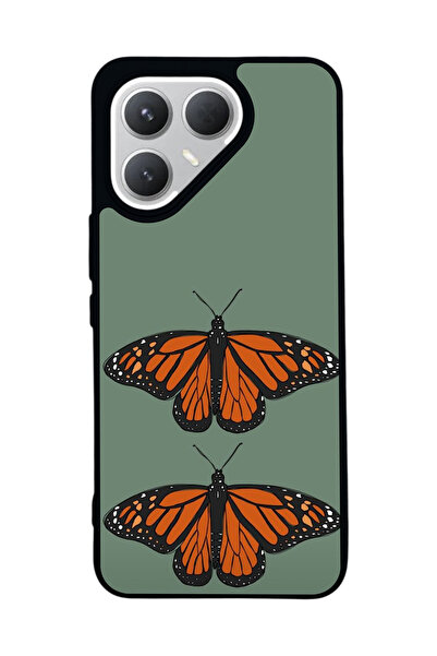 TECNO Pova 7 Pro Matte Compatible Black Case – Soft Silicone, Protective, Shock-Absorbing Cover