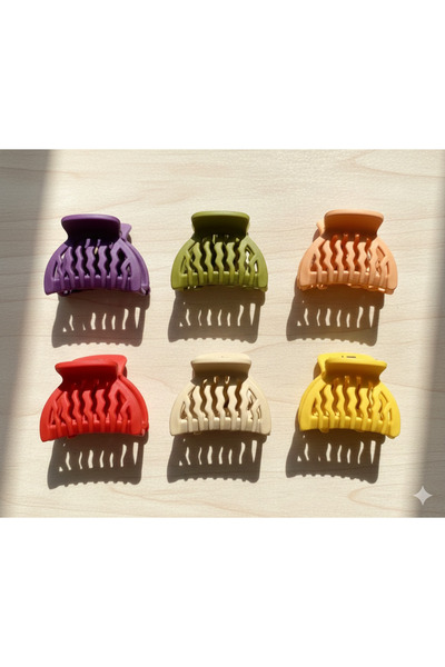 Srctech Set de 6 catarame colorate pentru haine - 3 CM