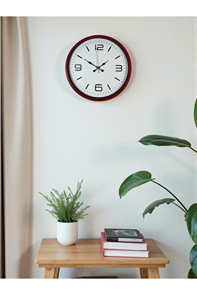 Twin Store ®   New Product 36 cm Red Decorative Wall Clock