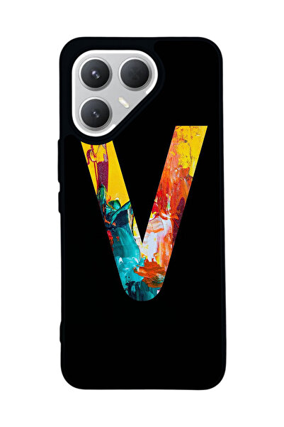 TECNO حافظة سوداء متوافقة مع هاتف Pova 7 Pro – سيليكون ناعم، واقي، غطاء ممتص للصدمات