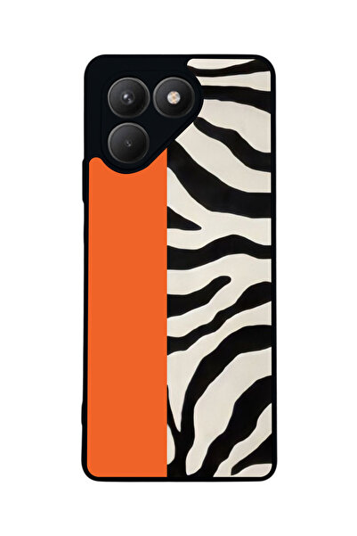 TECNO حافظة سوداء متوافقة مع Pova 7 Matte - سيليكون ناعم، واقي، غطاء ممتص للصدمات